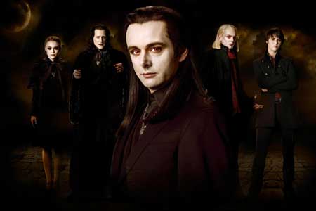 Michael Sheen as Aro with Volturi in BREAKING DAWN PART 2